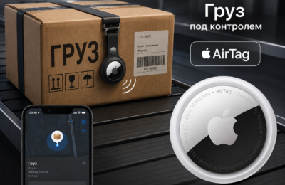 Отслеживание груза с помощью метки AirTag